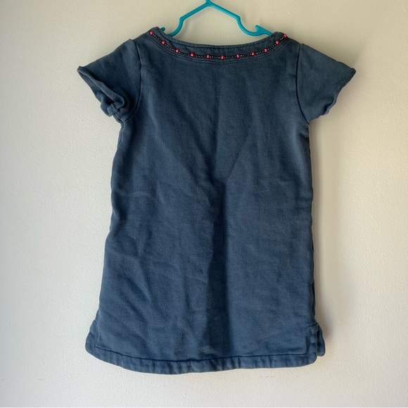 🌼 5/$25 Billieblush Girls Embroidered Beaded Knit Dress Blue Pink Paisley Size 4 - Picture 12 of 14